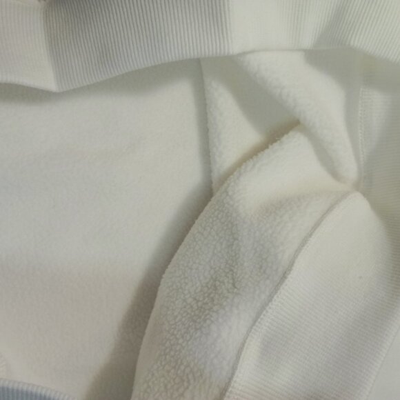 EQYL Sweatshirt Crop White Crewneck  Sise XL Womens Sport Sporty NWT - Picture 6 of 9